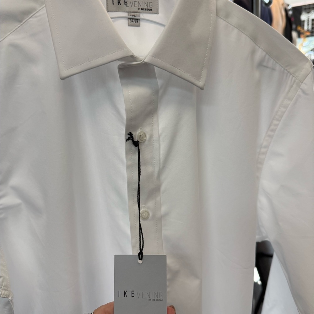 NWT Ike Behar Classic White Dress Shirt